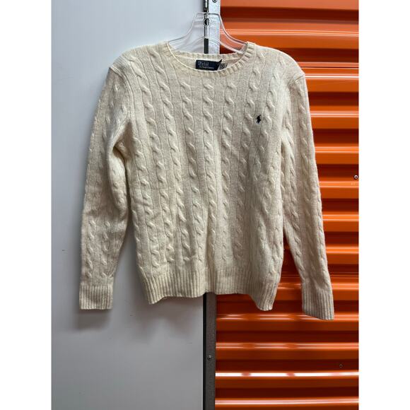 Polo Ralph Lauren - Cable-Knit Wool-Cashmere
Sweater/ L - Picture 2 of 9